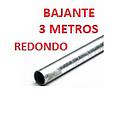 BAJANTE GALVANIZADO REDONDO AGUA LLUVIA "ECONOMICO" (3 METROS)***