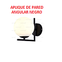 APLIQUE DE PARED ANGULAR NEGRO (IL010755)