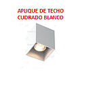 APLIQUE DE TECHO CUDRADO BLANCO (IL030163)