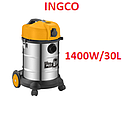 ASPIRADORA 1400W/30L INGCO UVC14301 (1 año garantía fab)