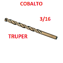 BROCA HIERRO-COBALTO TRUPER HSS 5MM ( 3/16 )