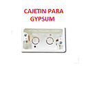 CAJETIN RECTANGULAR PARA GYPSUM