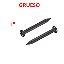 CLAVOS ACERO NEGRO GRUESO 1" X 2.5 MM