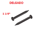 CLAVOS ACERO NEGRO DELG. 1 1/4" X 2 MM