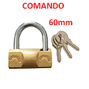 CANDADO   60MM  BARRIL TIPO/VIRO COMANDO