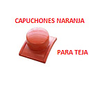 CAPUCHONES NARANJA P/TEJA