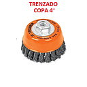CEPILLO COPA TRENZADO 4"X5/8" FINO TRUPER