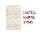 CERAMICA SL CASTELL MARFIL 27X45 (CAJA 1.70 MTRS)