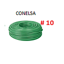 CABLE FLEXIBLE # 10 CONELSA ECON. VERDE - 100 MTS