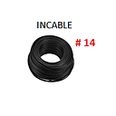 CABLE FLEXIBLE # 14 INCABLE ECON. NEGRO - 100 MTS