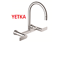 MEZCLADORA COCINA PARED MANIJA FOCUS YETKA (125.086)