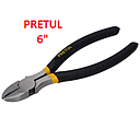 CORTAFRIO PINZA CORTE DIAGONAL "6" PRETUL