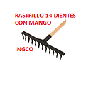 RASTRILLO 14 DIENTES CON MANGO INGCO (HGRH0204) @
