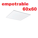 LAMPARA EMPOTRABLE SYLVANIA 60X60 LUZ BLANCA