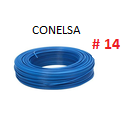 CABLE SOLIDO # 14 CONELSA AZUL - 100 MT