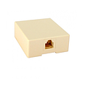 CAJA TELEFONO SOBREPUESTA 1 SERVICIO / SENCILLA