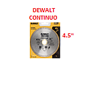 DISCO DIAMANTE 4.5" CONTINUO DEWALT