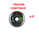 DISCO DIAMANTE 4.5" CONTINUO TRUPER