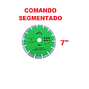 DISCO DIAMANTE 7" SEGMENTADO COMANDO