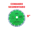 DISCO DIAMANTE 9" SEGMENTADO COMANDO