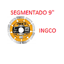DISCO DIAMANTE "9" SEGMENTADO PROF INGCO (DMD012301)