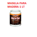 DECORLAC MASILLA PARA MADERA 1 LT/ CREMA