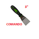 ESPATULA MANGO PLASTICO 3" COMANDO