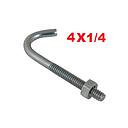 GANCHO J  4"X1/4  SIMP