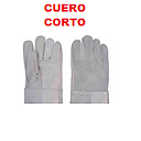 GUANTES DE CUERO  -  CORTO