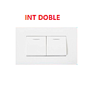 INTERRUPTOR DOBLE 125/250V BLANCO AQUA MAVIJU