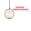 LAMPARA COLGANTE ESFERICA REDONDA DORADO (IL010732)