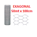 MALLA EXAGONAL  1 MT DE ALTO  ( 1/2" )