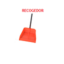 PALA PLASTICA RECOGEDOR DE BASURA CON TUBO