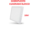 PANEL SOBREP CUADRADO BLANCO 18W BELLALUX LAMPARA 20.5cm X 20.5cm