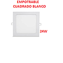 PANEL EMPOT CUADRADO BLANCO 24W BELLALUX LAMPARA 29cm X 29cm