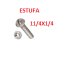 PEES-11/4X1/4     PERNOS ESTUFA