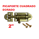 PICAPORTE DORADO 2 1/2  CUADRADO