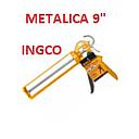 PISTOLA CARTUCHO SILICONE PROFESIONAL "9" INGCO (HCG0309)