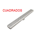 REJILLA LINEAL CON CUADRADOS 80 CM