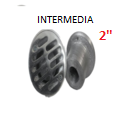 REJILLA ACERO INOXIDABLE INTERMEDIA CON TRAMPA  2"