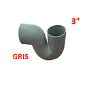 SIFON 75 MM GRIS / PLOMO