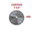 DISCO SIERRA CIRCULAR 7 1/4" X 40D COMANDO