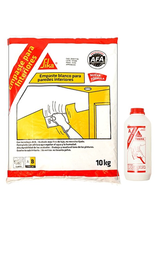 SIKA EMPASTE    INTERIOR  10 KILOS / RESINA + POLVO