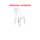 SILLA PORTUGAL BLANCA SIN BRAZO PICA