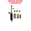 SOPLETE P/CHOVA BLISTER 3 BOQUILLAS