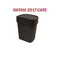 TACHO RATAN VAIVEN SLIM 25 LT CAFE