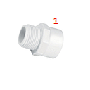 TERMINAL MACHO MM PEGABLE 1"  LASCO