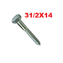 TIRAFONDO 31/2X1/4  SIMP