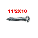 TOAU-11/2X10     TORNILLO AUTOROSCABLE