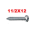 TOAU-11/2X12     TORNILLO AUTOROSCABLE